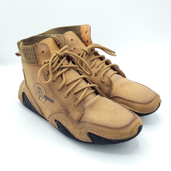 Autumn Winter Outdoor Fashion Lightweight Walking Shoes tan men\'s size 9.5 main image 5